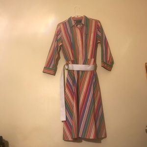 American Living striped vintage style dress